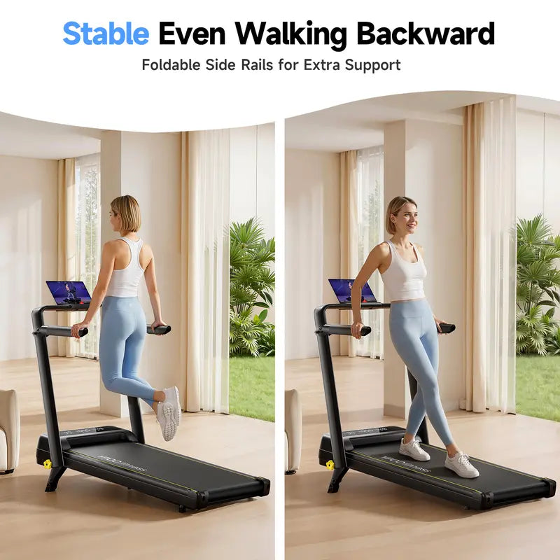 Ideal for Ladies! 15% Incline Walking Pad, Portable Under Desk Treadmill with Remote Control, Perfect for Small Home & Office Walking & Jogging