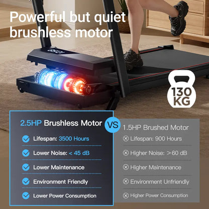 Shake Off Fatigue! Adjustable Incline Under Desk Walking Pad, Diamond Pattern Running Belt Quiet Fitness Treadmill for Home Office